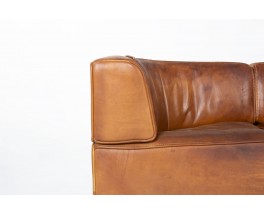 Sofa model DS15 in leather edition De Sède 1970