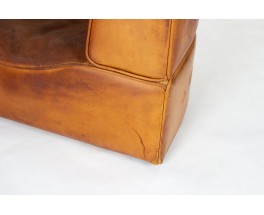 Sofa model DS15 in leather edition De Sède 1970